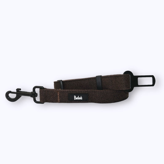 Chestnut Herringbone Seat Belt Restraint