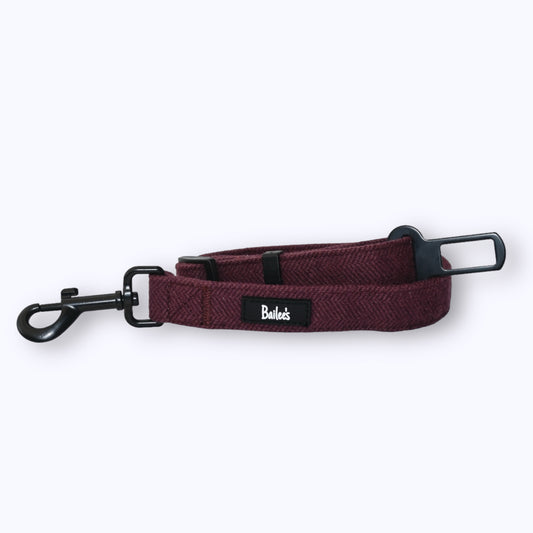 Ruby Herringbone Seat Belt Restraint