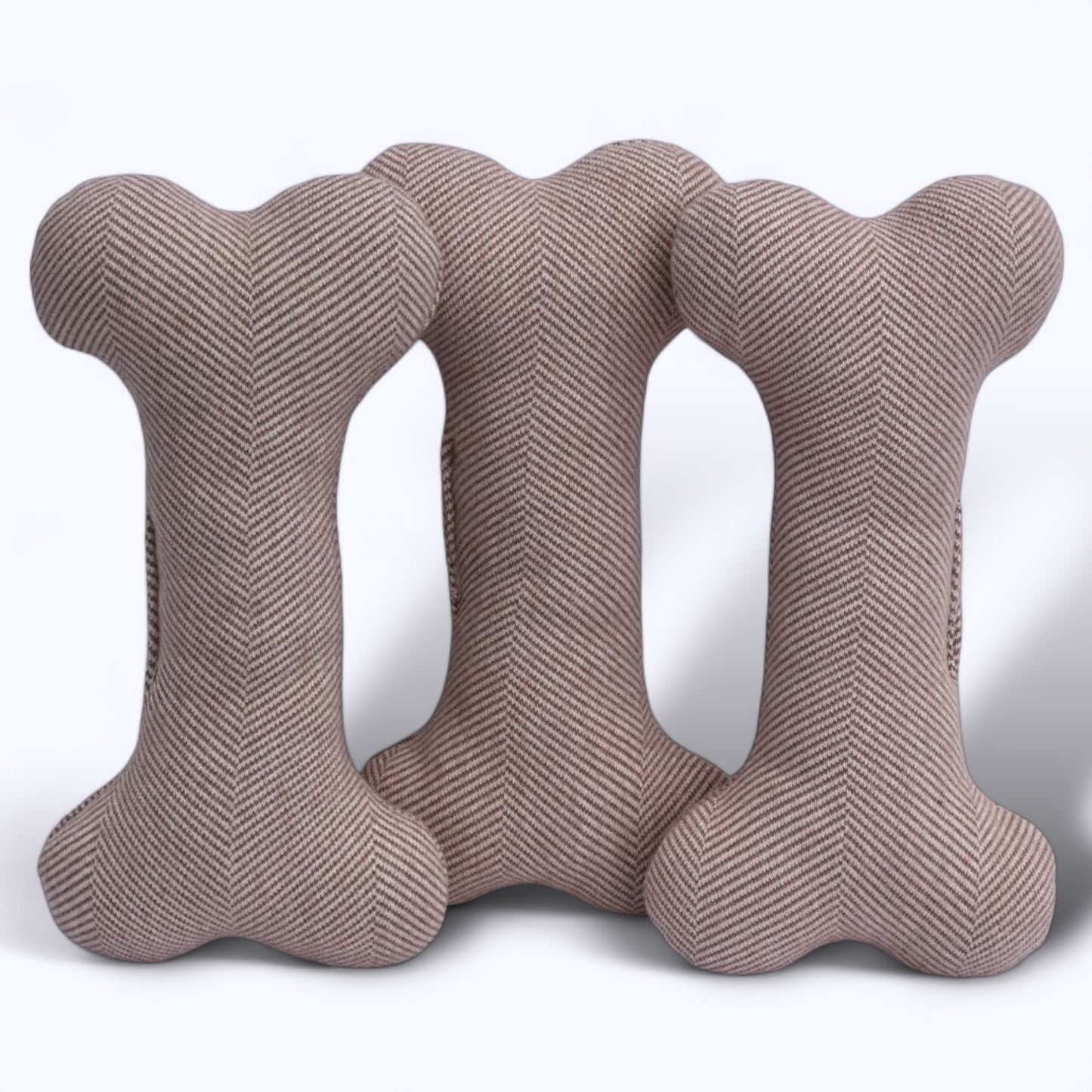 Herring-Bone Soft Dog Toy, Available In Three Colours